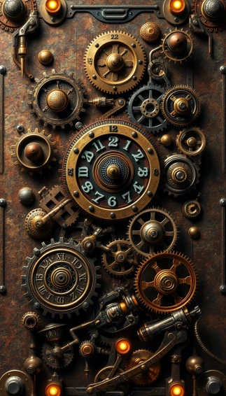 Steampunk Phone Wallpaper