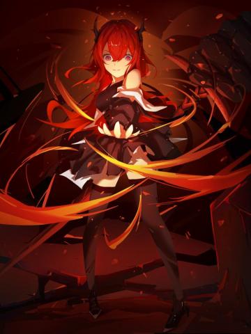 Surtr Arknights Mobile Wallpaper Zerochan Anime Image