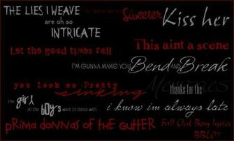 Fall Out Boy Lyrics By Bound Leather
