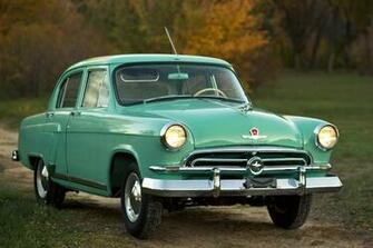 Gaz M21 Volga Retro Wallpaper