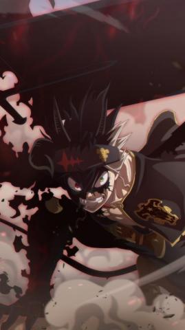 Black Asta Clover Anime 4k Wallpaper
