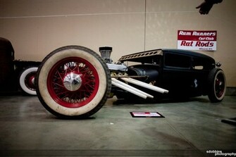 Black Rat Rod Wallpaper