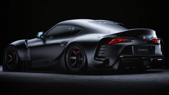 Wallpaper Id Toyota Supra Sportscar Gray Side