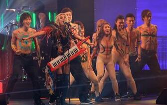 Kesha Performs During The Mtv World Stage Vmaj In Tokyo