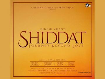Hindi Film Shiddat Starring Sunny Kaushal Radhika Madan Mohit