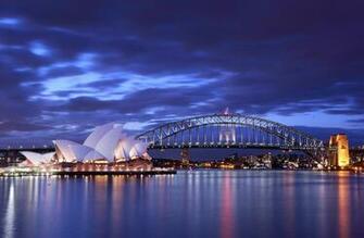 Sydney Harbour Bridge Computer Wallpaper Desktop Background