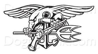Navy Seal Trident Logo Seals Decal