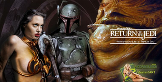 Angelina Jolie Princess Leia Slave Jabba Boba Fett By C Edward On