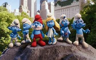 The Smurfs Wallpaper Movie Background