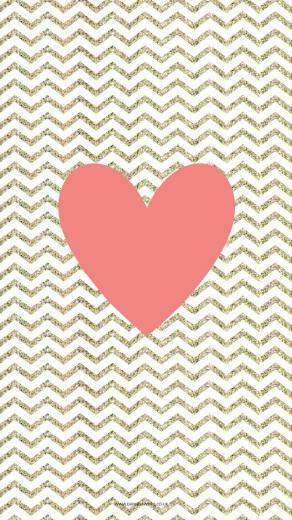Chevron Heart iPhone Wallpaper Chevr