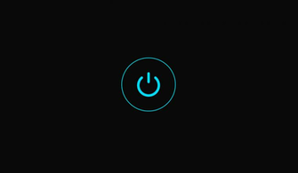 Black Blue Power Vector Graphic On