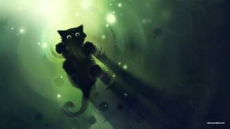 Cat Pictures And Video Swallpaper Cute Black Kitten