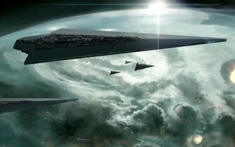 Star Wars Wallpaper Outer Space Artwork