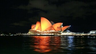 Sydney Opera House At Night HD Wallpaper