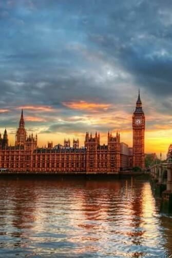 Palace Colors Buckingham Twilight Time Of Day Wallpaper