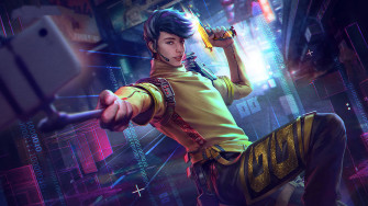 4k Fire Garena Character Wolfrahh Wallpaper
