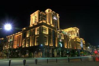 Malaysia Houses Putrajaya Street Night Cities Wallpaper