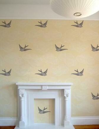Hygge West Bird Daydream Wallpaper Would Be Adorable For