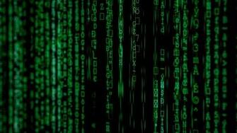 Wallpaper Code Byte Digits Green Ultrawide