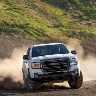 Gmc On Leave Ordinary In The Dust Gmccanyon At4 S