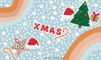 Preppy Christmas Wallpaper Ideas Lots Of Stars For