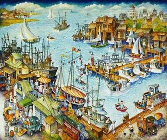 Marina Cape May Wall Mural Contemporary Wallpaper By Murals Your