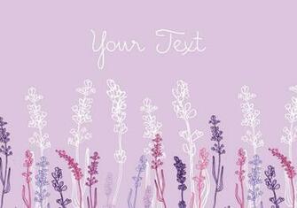 Lavander Background Design Vectors Clipart