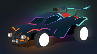 Score An Epic Goal In Rocket League Wallpaper