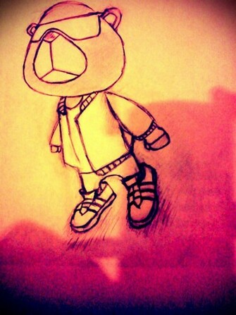 Kanye West Graduation Bear By Shanpatel