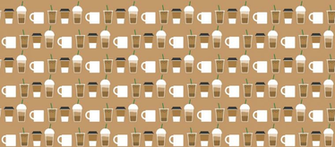 Cute Coffee Wallpaper Lavender Spoonflower