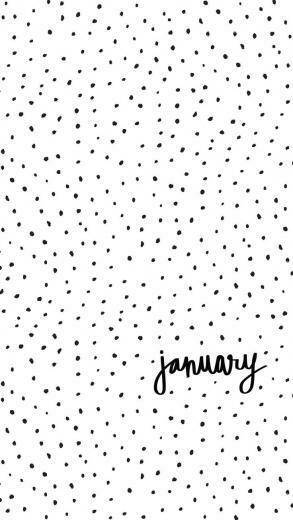 January Wallpaper On