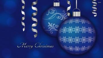 Blue Christmas Wallpaper On