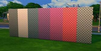 The Sims Custom Wallpaper Wall