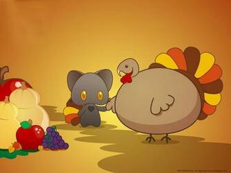 Cartoon Thanksgiving Wallpaper