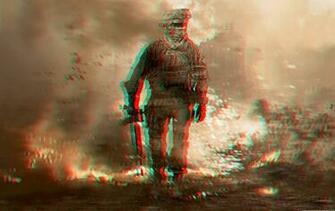3d Stereo Anaglyph Modern Warfare Desktop Wallpaper Hq