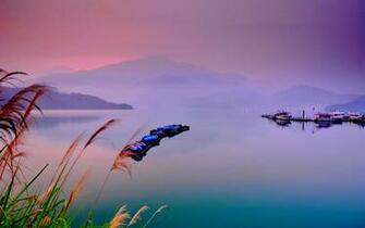 Foggy Lake Wallpaper