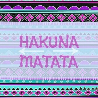 Hakuna Matata Wallpaper Art Print