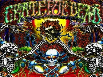 Grateful Dead Wallpaper Skeleton And Roses