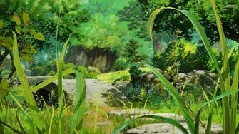 Anime Forest Background