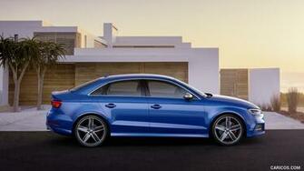 Audi S3 Sedan Color Sepang Blue Side HD Wallpaper