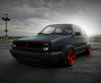 Golf Mk2 I Like Red With Black By Hugosilva Deviantart On