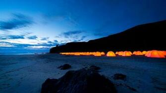 Nexus Wallpaper Peace Camp At Downhill Beach In