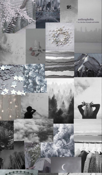 Gray Aesthetic Pastel Wallpaper Desktop