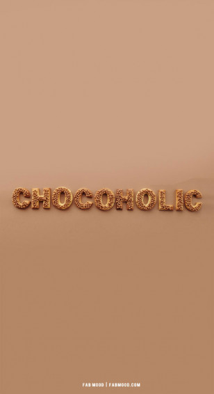 Aesthetic Brown Wallpaper Chocoholic