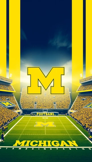 Michigan Football Phone Wallpaper