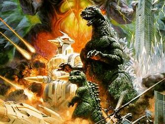 Godzilla Vs Space Computer Wallpaper Desktop Background