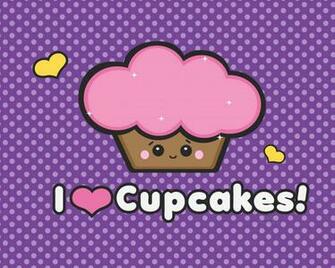 Cartoon Cupcakes Wallpaper
