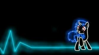 Vinyl Scratch Dj Pon Glow Wallpaper By Stollen99