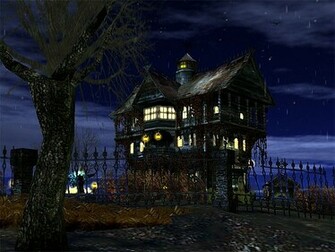 Screenshots Of 3d Haunted Halloween Screensaver