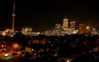 Toronto At Night Wallpaper